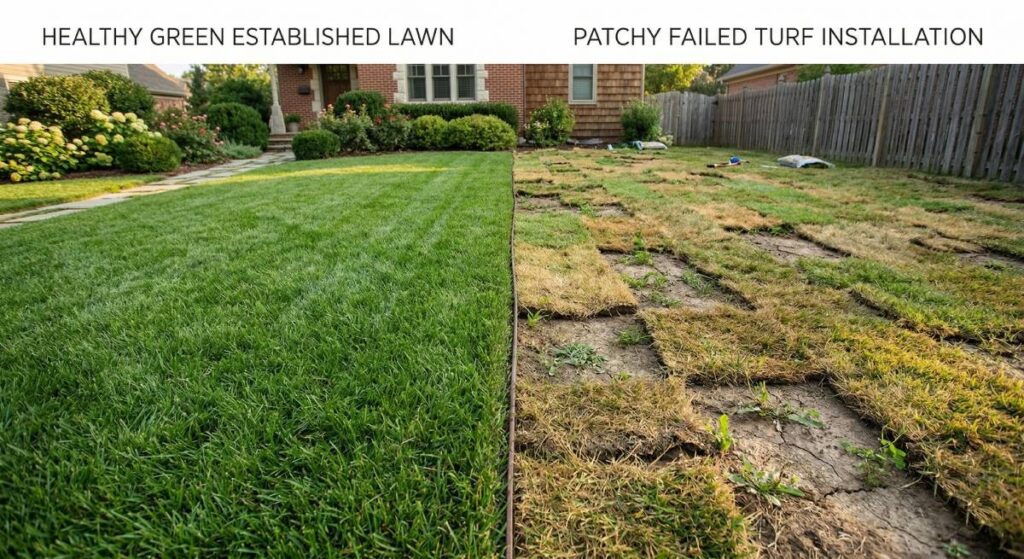 healthy-lawn-vs-failed-turf-installation-comparison